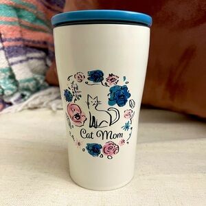 Cat Mom Travel Coffee Mug